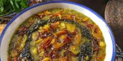 طرز تهیه آش آبادانی اصیل ساده بدون گوشت اش عباس اشی ابادان اصفهان ادویه مخصوص آش اهوازی آش آبادان در تهران آش کشدار