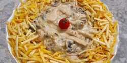 طرز تهیه چیکن استراگانف خوشمزه و مخصوص رستورانی