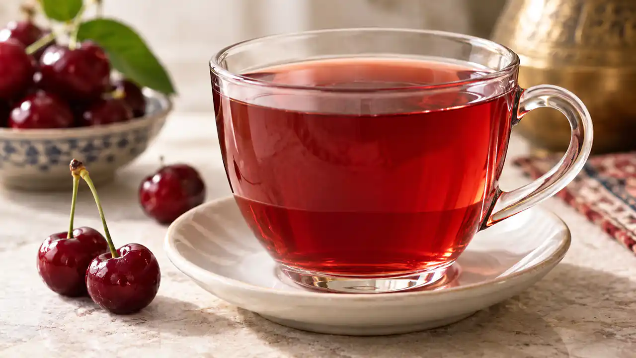 طرز تهیه چای آلبالو با تمام نکات؛ مقدار آب و زمان دم کشیدن