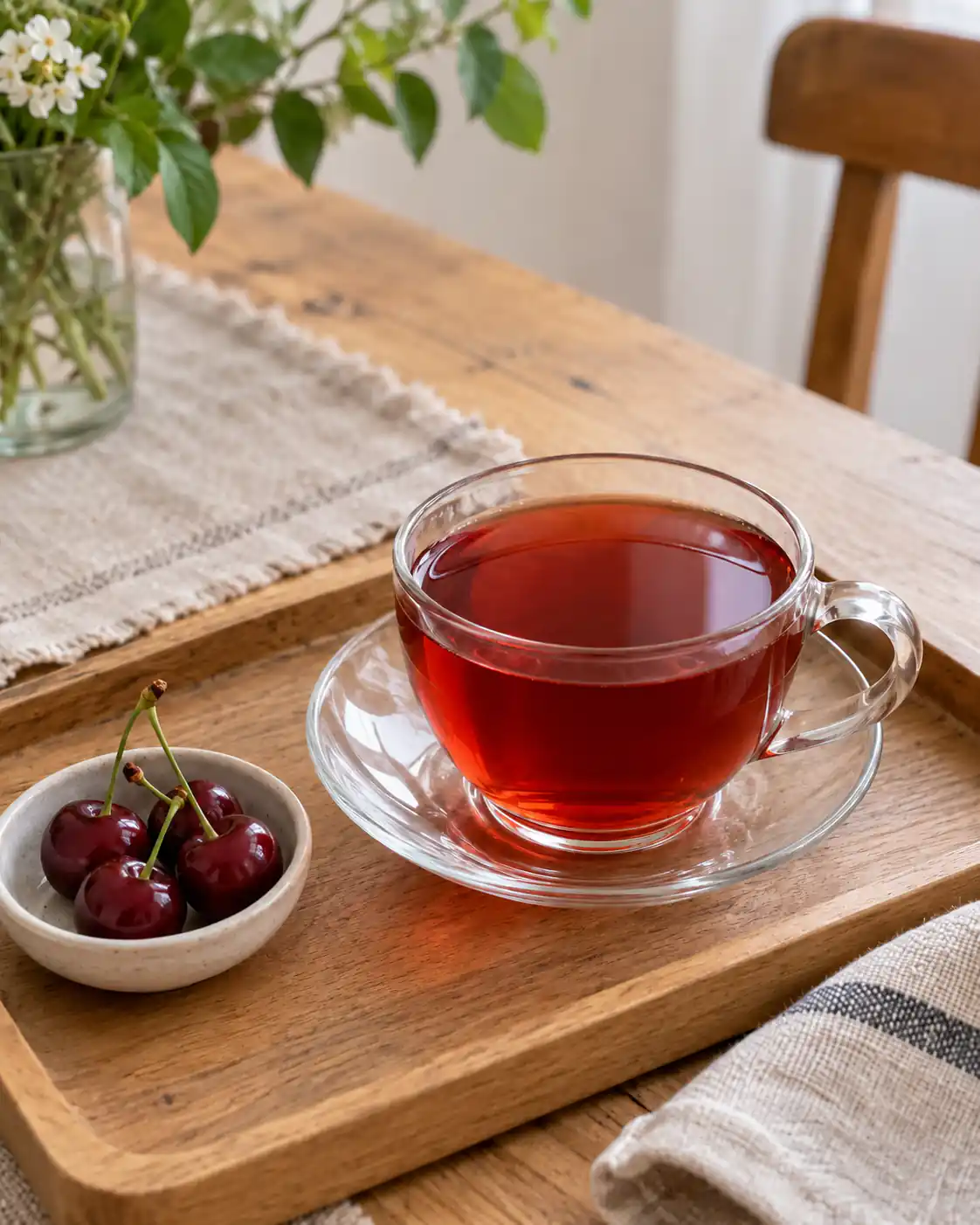 طرز تهیه دمنوش آلبالو گرم و سرد با طعم ترش و دلچسب