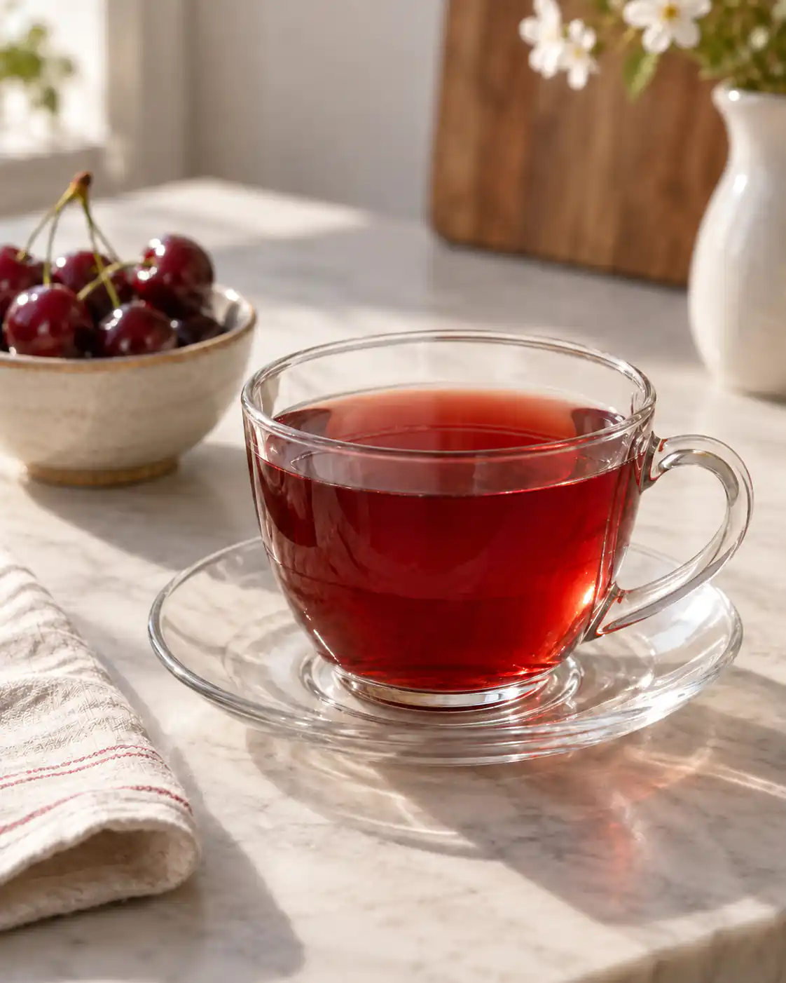 چای آلبالو چطور درست کنیم؟ دستور ساده با هسته و بدون هسته