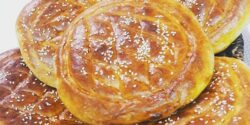 طرز تهیه نان فطیر فتیر همدان خانگی ساده مشگین شهر بدون خمیر مایه کماج زنجان کردستان اگنجه سبزوارمحلی ساده تنوری گردویی