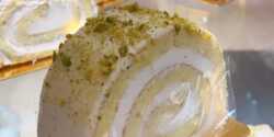  طرز تهیه رولت خامه ای طرح دار , رولت خامه ای شکلاتی , رولت خامه ای دو رنگ , xvc jidi v gj ohli hd
