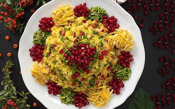 طرز تهیه انار پلو