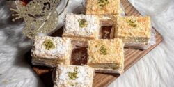 طرز تهیه شیرینی ناپلئونی مجلسی , شیرینی ناپلئونی بدون خمیر هزارلا , شیرینی ناپلئونی آشپزخانه کوچک من , xvc jidi advdkd kh gm kd