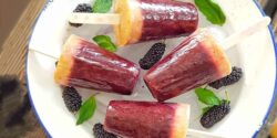 طرز تهیه بستنی یخی میوه ای سالم و خوشمزه با طعم دلخواه