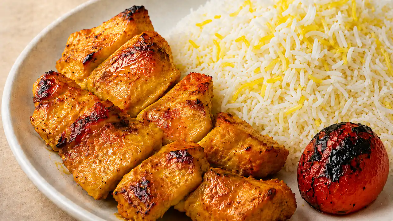 طرز تهیه جوجه کباب تابه ای بدون سیخ