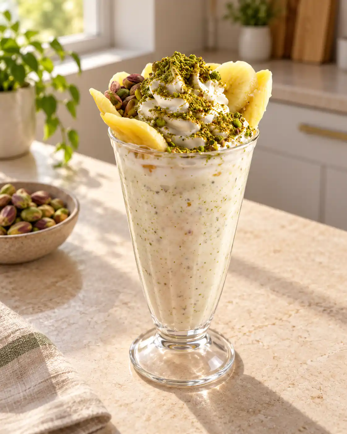 شیر پسته کافی شاپی؛ دستور غلیظ و خوشمزه برای ۲ نفر