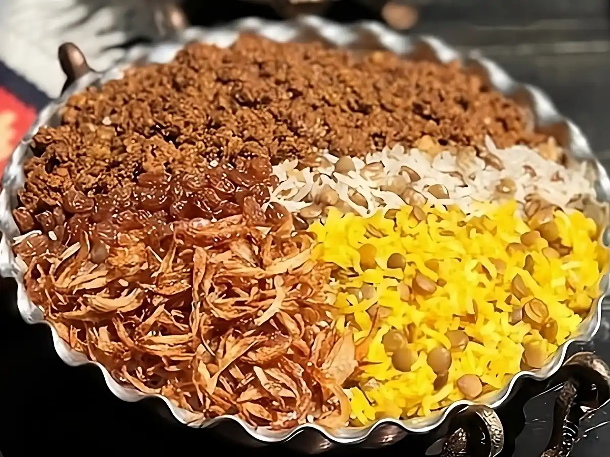 طرز تهیه عدس پلو