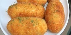 طرز تهیه کراکت سیب زمینی شکم پر خوشمزه و مخصوص با پنیر