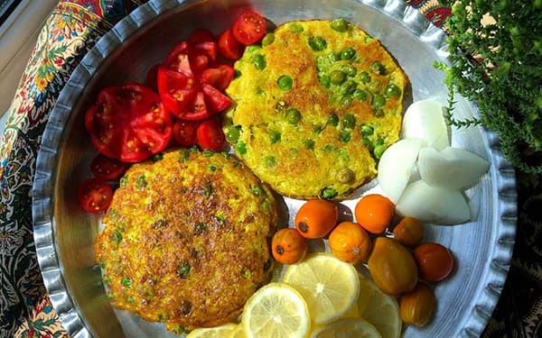 طرز تهیه کوکوی نخود فرنگی