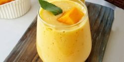 طرز تهیه میلک شیک انبه خوشمزه و مخصوص به روش کافی شاپی