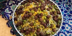 طرز تهیه نخود پلو