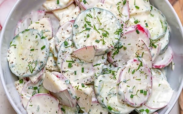 طرز تهیه سالاد خیار