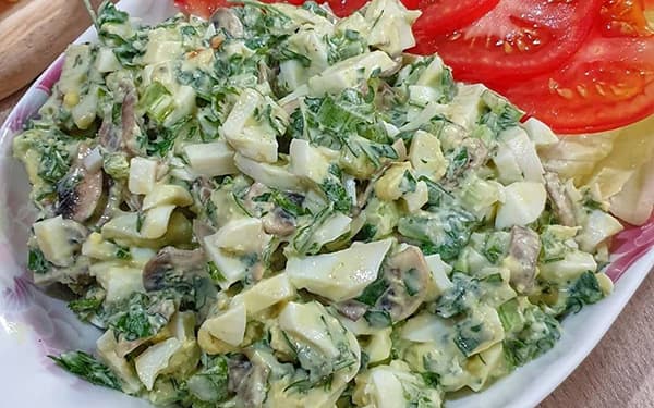 طرز تهیه سالاد تخم مرغ