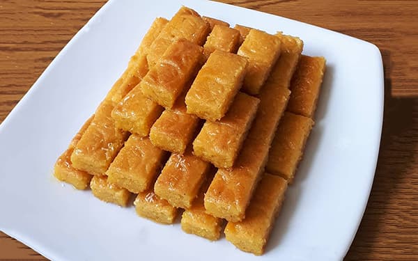 طرز تهیه باقلوا نارگیلی