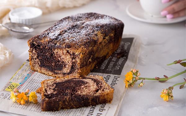 طرز تهیه پاند کیک ماربل
