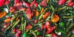  طرز تهیه ترشی لوبیا سبز و گوجه نی نی سایت مرحله به مرحله خرد شده خانم گلاور با رب انار خوشمزه ترین jvad g fdh sfc