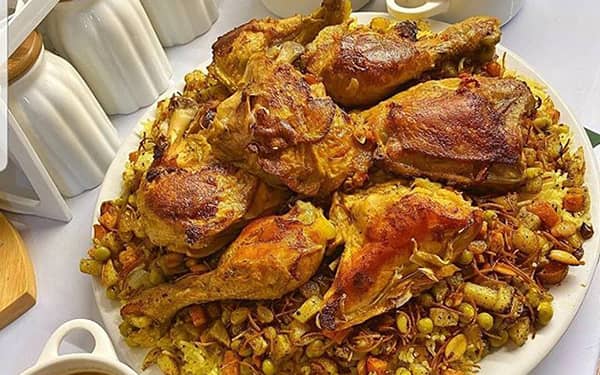 طرز تهیه بریانی مرغ