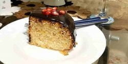  کیک به و هل به رنده شده و گردو با مربای به برگردان به ساده به ودارچین xvc jidi  d  fi
