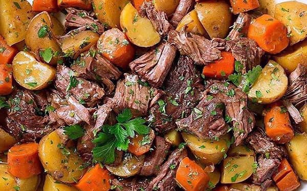 طرز تهیه خوراک گوشت و سبزیجات