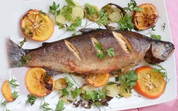 طرز تهیه ماهی بریان