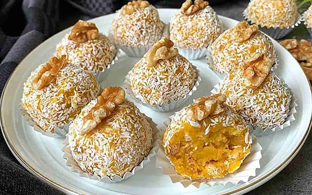 طرز تهیه توپک کدو حلوایی