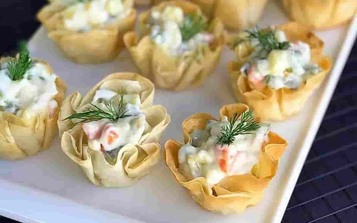 طرز تهیه سالاد تک نفره