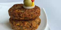 طرز تهیه همبرگر گیاهی با لوبیا آماده مک دونالد رستوران xvc jidi ilfv v dhid