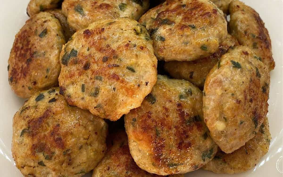 طرز تهیه کتلت مرغ با برنج
