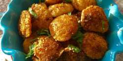 طرز تهیه ناگت مرغ پنیری خانگی خوشمزه