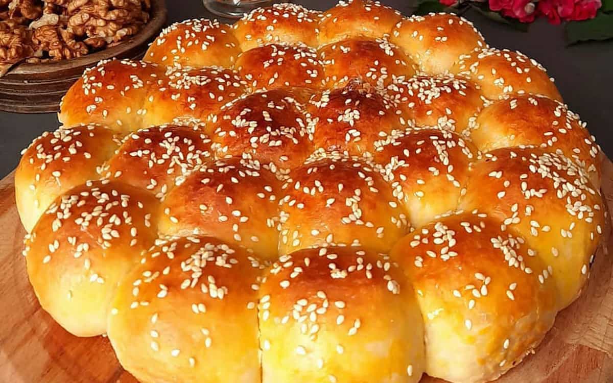 طرز تهیه نان کندو