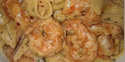 طرز تهیه پاستا میگو خوشمزه و مجلسی به روش رستورانی