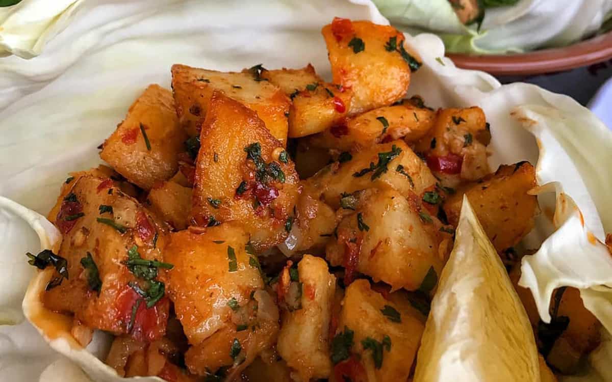طرز تهیه سیب زمینی تنوری اسپانیایی