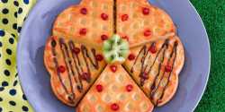 طرز تهیه وافل خانگی خوشمزه و مخصوص بدون وافل ساز