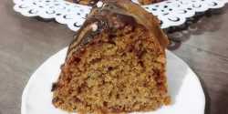 طرز تهیه کیک نسکافه و گردو خوشمزه و مجلسی برای عصرانه