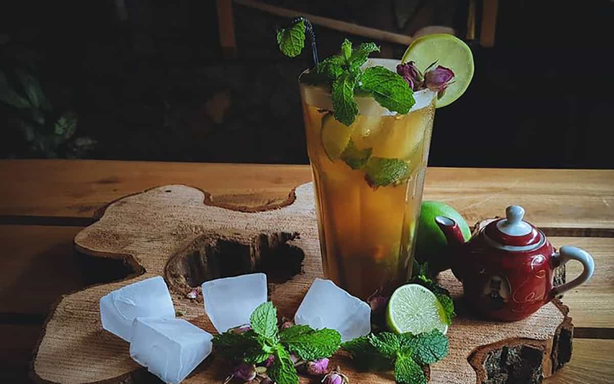طرز تهیه چای سرد