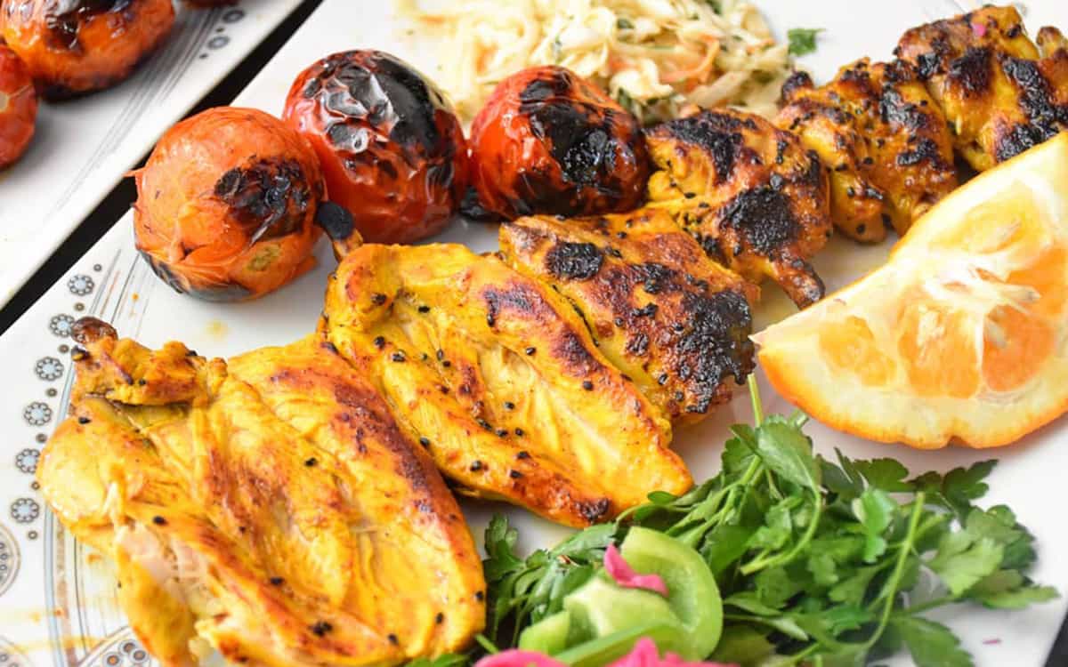 طرز تهیه جوجه کباب با استخوان