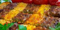  طرز تهیه کباب تابه ای دو رنگ خوشمزه و مخصوص گوشت و مرغ