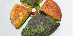 طرز تهیه کوکوی دو رنگ , دستور پخت کوکوی دو رنگ , کوکوی دو رنگ