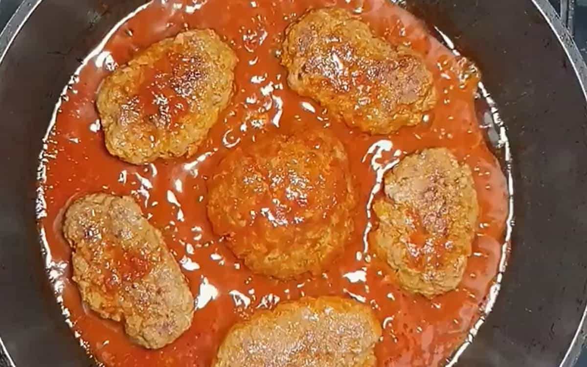 طرز تهیه کتلت کباب تابه ای