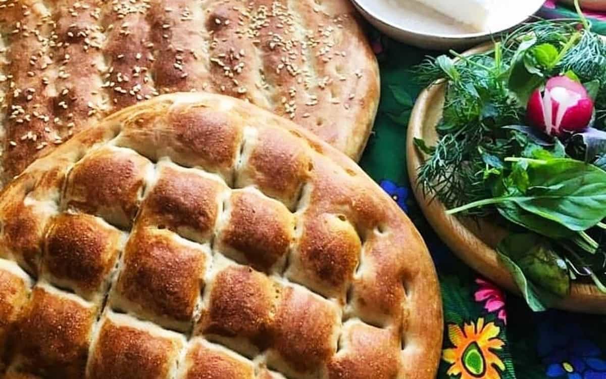 طرز تهیه نان پنجه کش