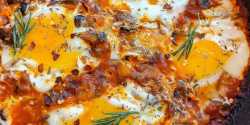 طرز تهیه املت شاک شوکای مخصوص به روش مدیترانه ای