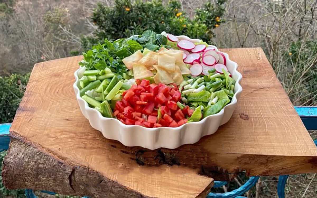 طرز تهیه سالاد فتوش