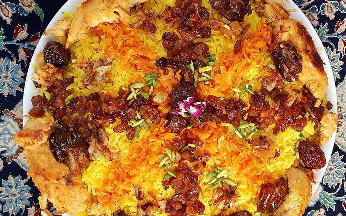 طرز تهیه سوتی پلو با مرغ