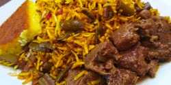 طرز تهیه استانبولی پلو با گوشت تکه ای به روش رستورانی