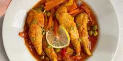 طرز تهیه افریتادا یک غذای خوشمزه و ساده فیلیپینی با فیله مرغ