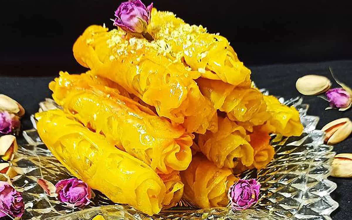 طرز تهیه باقلوای سید