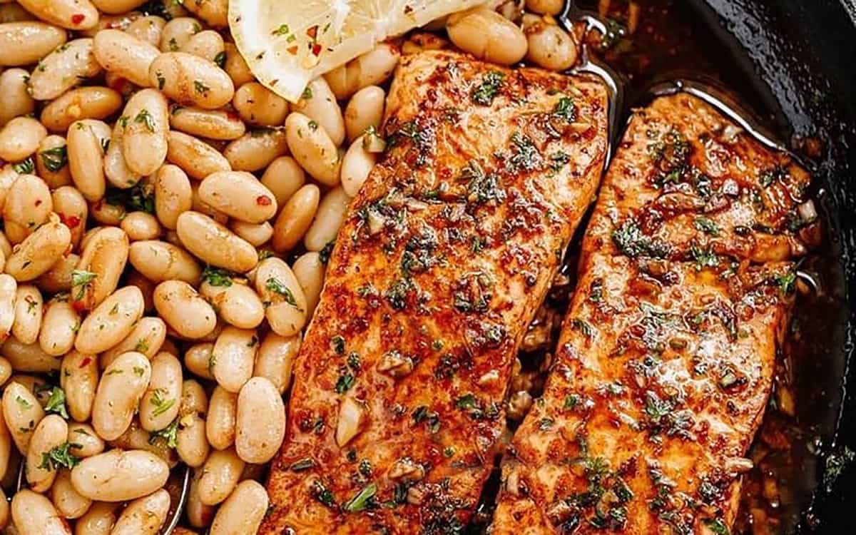 طرز تهیه فیله ماهی با سس سیر