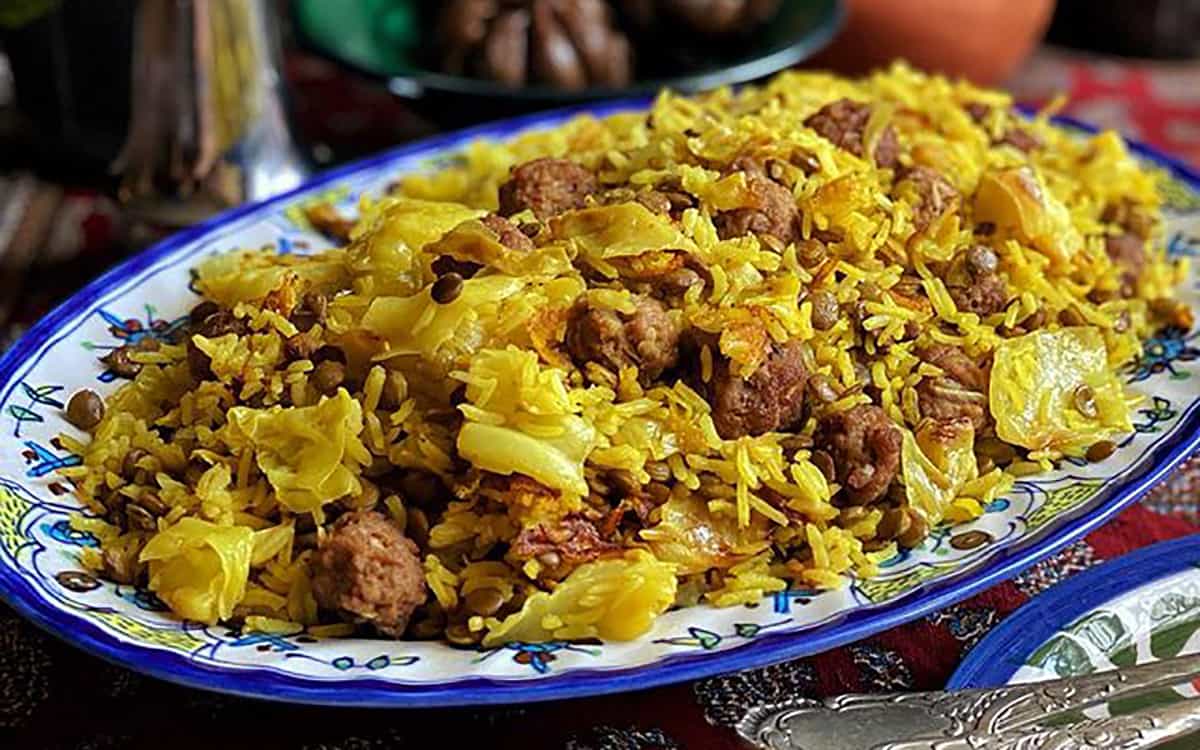 طرز تهیه کلم مرجی پلا